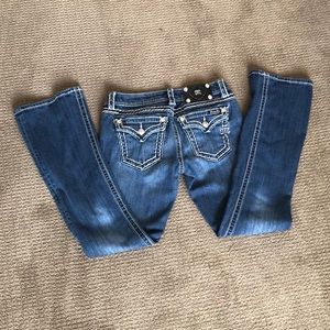 Miss Me jeans. Size 27. Signature Boot.
